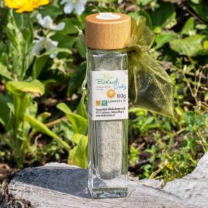 Glasphiole mit Bio-Baerlauch-Salz_AusseerSalz