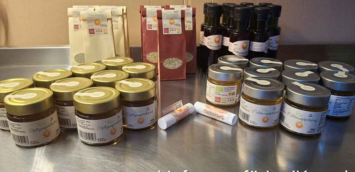 Verschiedene Produkte, vorbereitet für die Lieferung
