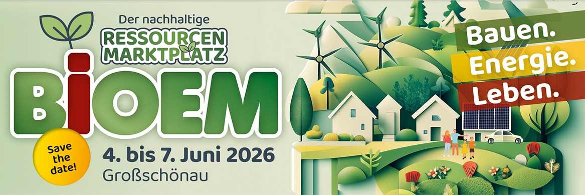 Ankündigungs-Header zur BIOEM Groß Schönau von 4. bis 7. Juni 2026